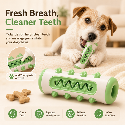 🦷  Premium Dog Dental Chew – Clean Teeth, Fresh Breath