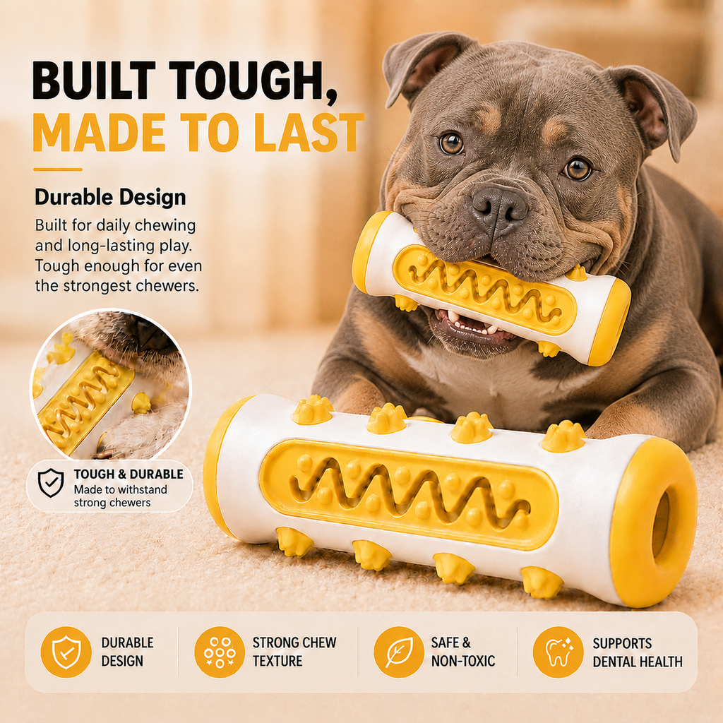 🦷  Premium Dog Dental Chew – Clean Teeth, Fresh Breath