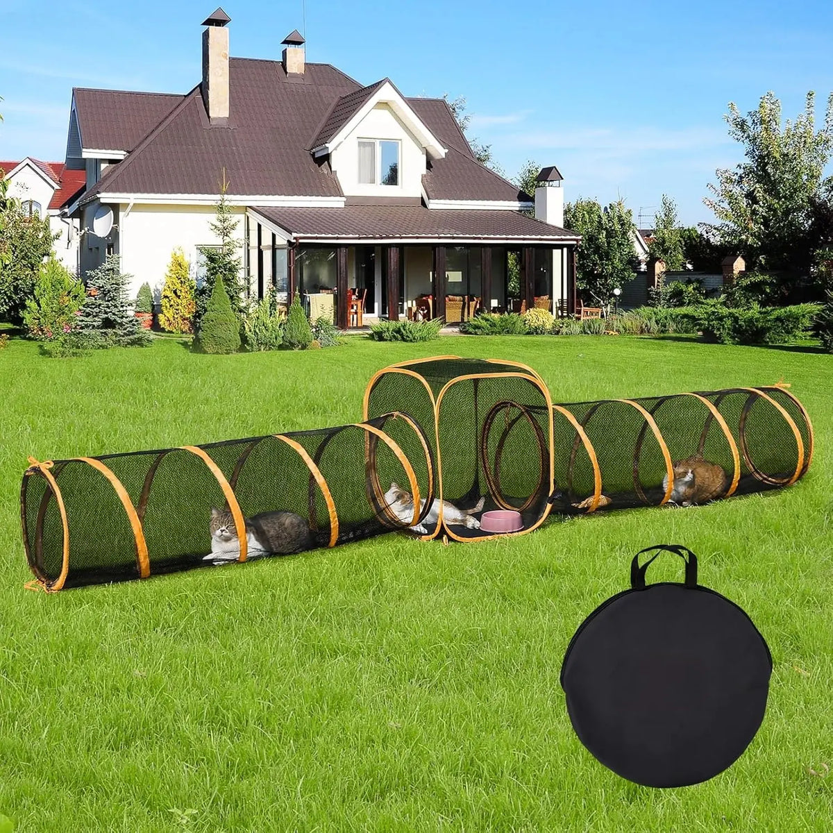 😺 3-Tier Catio – Extra Large Outdoor Cat Enclosure