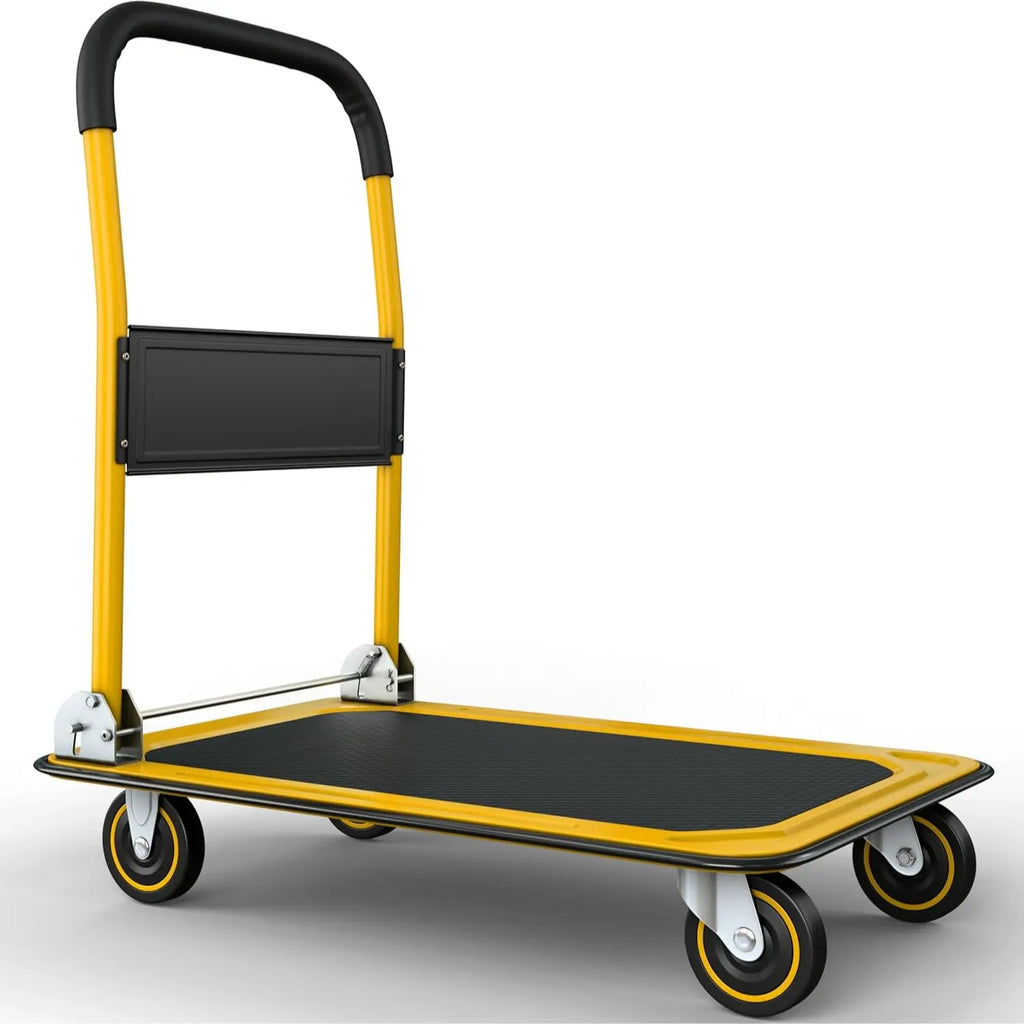 🛒 Foldable Push Cart Dolly – Heavy Duty Moving Platform (330 / 660 lbs)